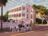 Battery Carriage Ride, Charleston, 24x36, oil on canvas